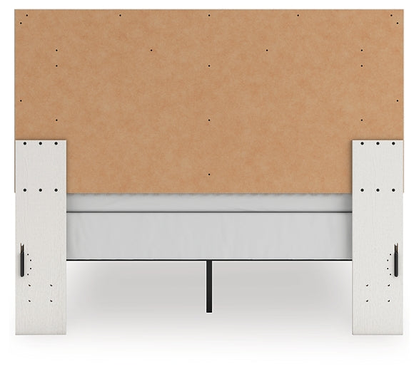 Zuraleus Queen Upholstered Panel Bed, Dresser and Mirror