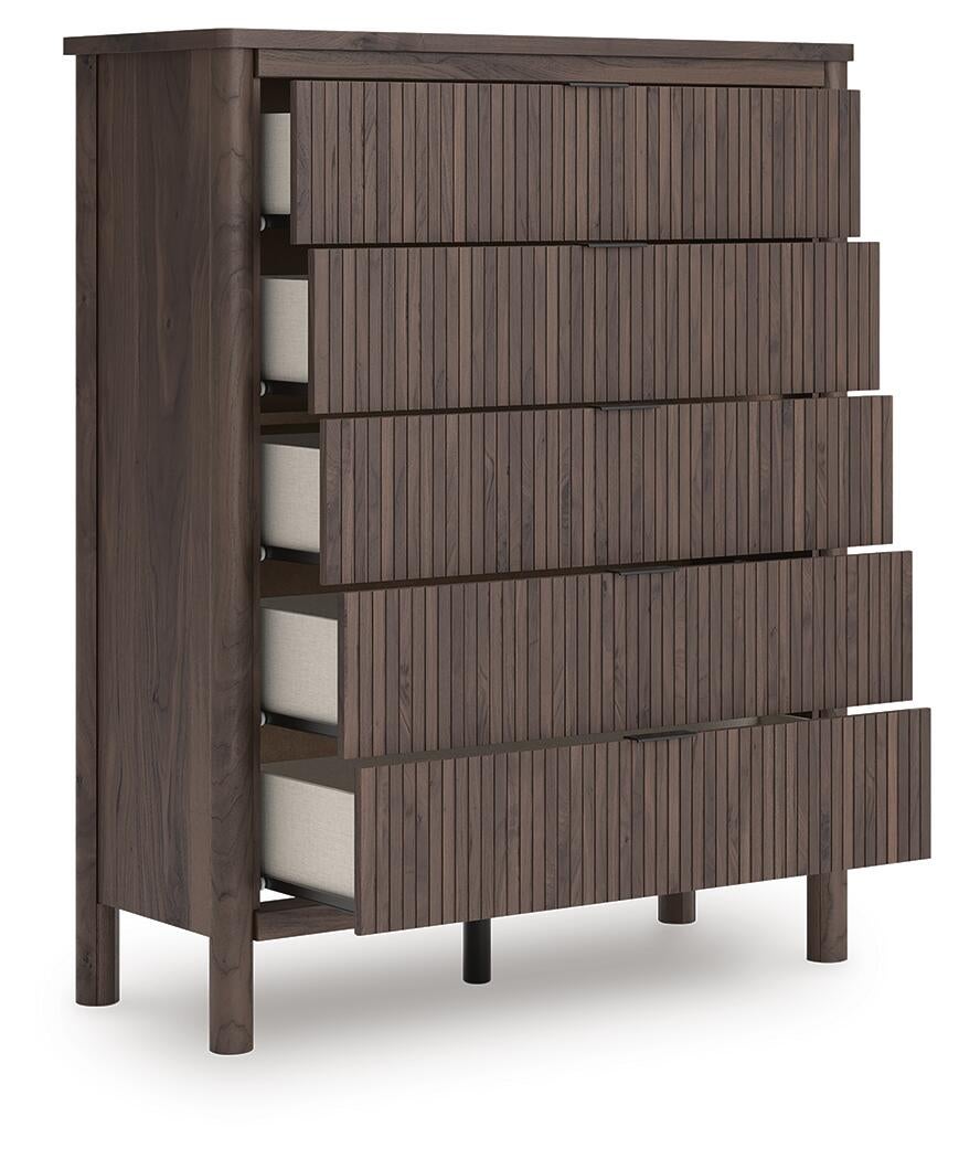 Pamytta Five Drawer Wide Chest