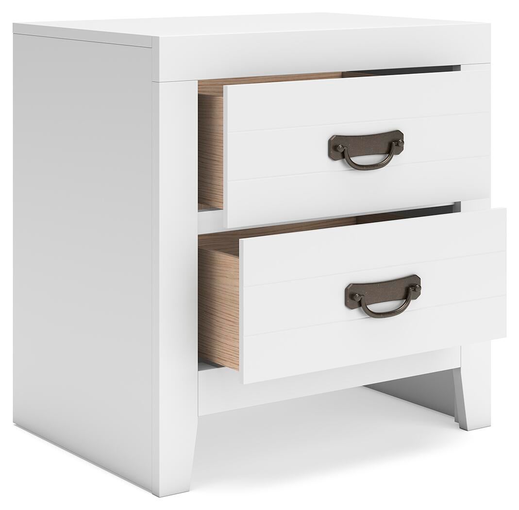 Binterglen King Panel Bed, Dresser, Mirror, Chest and Nightstand