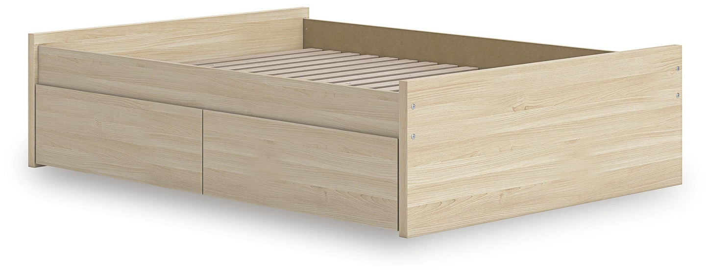 Onita Full Platform Bed with 2 Side Storage